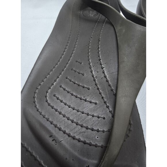 Crocs Serena T Strap Brown Sandals Women Size 9 US- Used - Picture 3 of 10